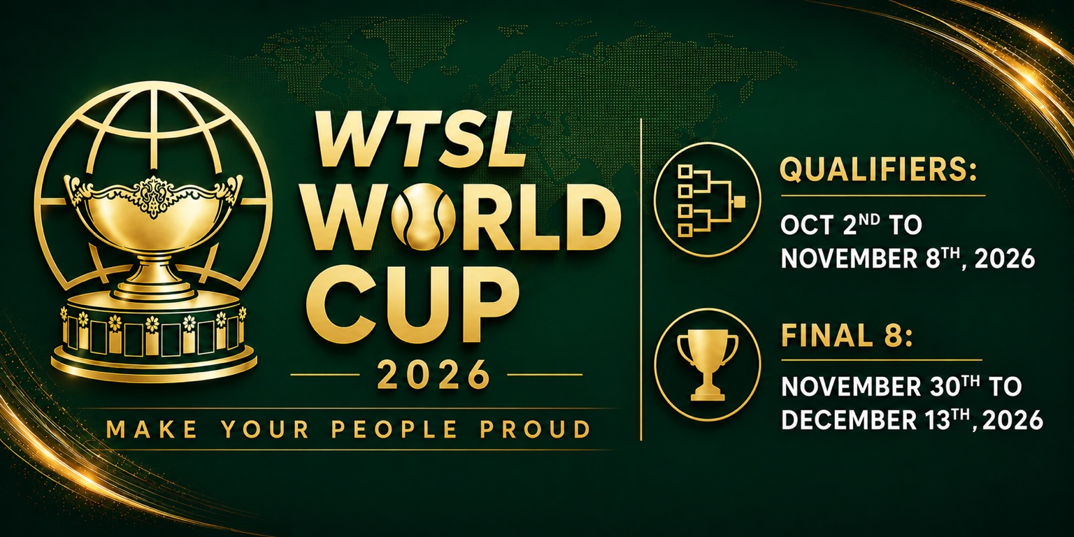 WTSL World Cup 2026 announcement poster
